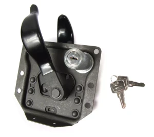 Left Hand Door Latch With Lock And Key 337802 For Land Rover Series 2, 2A, And 3