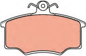 Brake Pads Ceramic Front RR 90-95, Disco 90-98