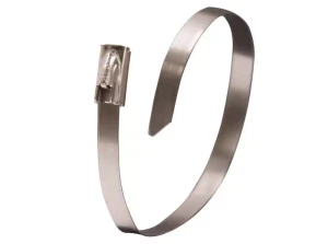 Stainless Steel Brake Line Clamp, Secures Brake Line To Rear Left Hand Axle Casing, For Land Rover Series 2, 2A And 3, 88-Inch And 109-Inch Models (See Fitment Years)