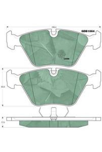 Brake Pads Ceramic Front XJ 90-02, GDB1064