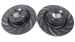3GD Series Sport Performance Brake Rotors, Front Pair By EBC For Range Rover Full Size L322, 2006 - 2012 (See Model Info)
