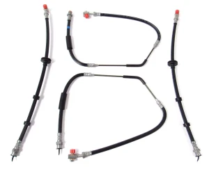 Brake Hose Kit, Standard Rubber Hoses, For Range Rover Full Size L322, 2006 - 2009
