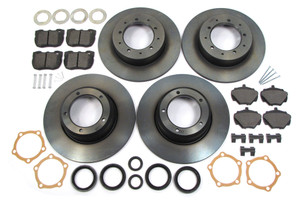 Genuine Brake Rebuild Kit, Front And Rear, Includes Genuine Rotors, Brake Pads, Pins, Clips And Replacement Seals, For Land Rover Discovery I