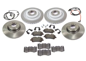 Brake Rebuild Kit, Front And Rear, Includes Genuine Pads, Standard Rotors, Brake Wear Sensors, And Pins And Clips, For Range Rover Sport And Range Rover Full Size L405 (See Fitment Years)