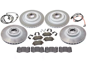 Brake Rebuild Kit Front And Rear, Genuine Rotors And Pads, For Range Rover Sport Supercharged And Range Rover Full Size Supercharged L405 (See Fitment Years)
