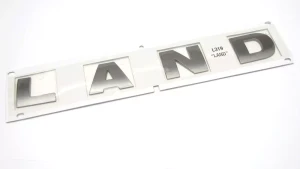 Genuine Hood Decal Lettering 'Land' DAB500050LPO, Brunel Metallic, For Land Rover LR3 (See Fitment Years)