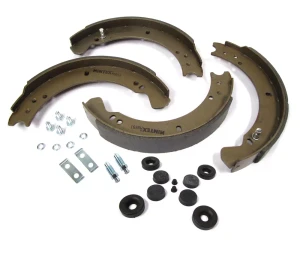 Front Brake Rebuilding Kit, 88-Inch Vehicles, For Land Rover Series 2, 2A And 3, Includes Brake Shoes, Seals, Bleed Screws