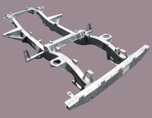 Complete Galvanized Chassis By Richards For Land Rover Defender 110, North American Spec Models, 1993-Only