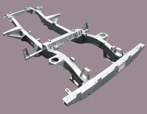 Complete Galvanized Chassis By Richards For Land Rover Defender 110, North American Spec Models, 1993-Only