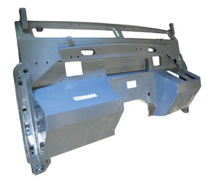 Replacement Galvanized Bulkhead Firewall By Shielder MRC6080LHD, For Land Rover Series III, 1971 - 1974, Left Hand Drive North American Spec, Excluding 2.6L, 3.5L, And Military Air Portable