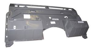 Replacement Galvanized Bulkhead Firewall By Shielder AHA710450, For Land Rover Defender 300 Tdi With Air Vents, 1993 - 2006, Left Hand Drive