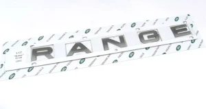 Genuine Front Hood Decal 'RANGE' Text DAB000061 For Range Rover Full Size L322, 2003 - 2005