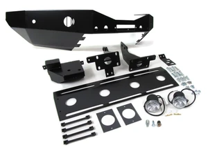 Integrated Steel Front Winch Bumper For Land Rover LR3, Includes Wipac Fog Lights And An Upgraded Aluminum Washer Bottle
