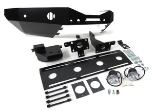 Integrated Steel Front Winch Bumper For Land Rover LR3, Includes Wipac Fog Lights And An Upgraded Aluminum Washer Bottle