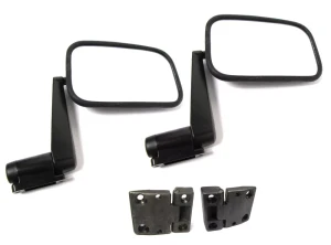 Side Mirror Upgrade Kit For Land Rover Series 3, Defender Mirror Pair With Series 3 Hinges