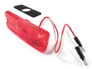 Directional LED Lamp Side Marker Assembly AMR2037, Rear Red, For Land Rover Defender 90 And 110 (See Fitment Years)