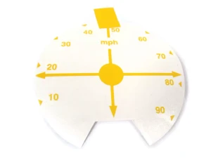 Speedometer Retrofit Decal, Converts Display From KPH To MPH, For Land Rover Defender 200 Tdi, 300 Tdi, And Rest-Of-World Non-North American Spec Models