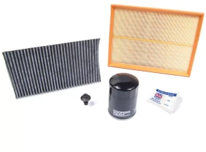 Oil, Air, And Cabin Filter Kit With Oil Pan Drain Plug, Plus Reminder Sticker, For Range Rover Sport And Range Rover Sport Supercharged, 2006 - 2009