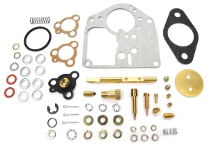 Zenith Carburetor Overhaul Kit 605092 With Replacement Gaskets And Hardware For Land Rover Series 2, 2A, And 3