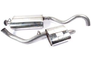 Stainless Steel Cat-Back Exhaust System ESR1053 By Double S For Range Rover Classic, 1990 - 1995