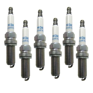 Genuine Spark Plug Kit, Set of 6 LR032080 Spark Plugs By NGK, For Land Rover LR4, Range Rover Full Size, And Range Rover Sport (See Fitment Years)