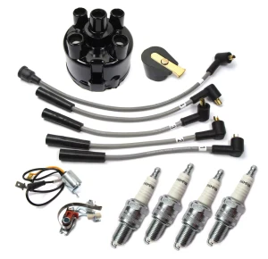 Tune Up Kit, New Style With Spark Plugs, For Land Rover Series 2, 2A, And 3, 1958 - 1974