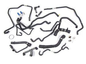 Engine Coolant Hose And Thermostat Kit For Range Rover Full Size Supercharged 4.2 L322, Jaguar Engine, 2006 - 2009
