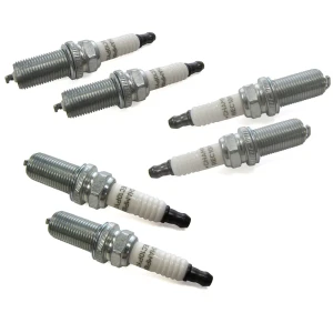 Spark Plug Service Kit, Set of 6 Original Equipment Platinum LR005483 Plugs By Champion, For Land Rover LR2, 2008 - 2012, Vehicles With 3.2L 6-Cylinder Engine