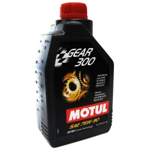 MOTUL Gear 300 SAE 75W-90 Differential Axle Oil LRN7591, Fully Synthetic GL5 Fluid, 1 Liter, For Land Rover Discovery Series II, LR3, LR4, Freelander, Range Rover Sport, And Range Rover Full Size L322 (See Fitment Years)