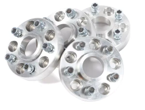 Terrafirma Wheel Spacers, Silver Alloy 30MM, Set Of 4 For Land Rover LR3, LR4, Discovery 5, Defender 90, 110, And 130 New Gen L663, Range Rover Sport, And Range Rover Full Size L322 (See Fitment Years)