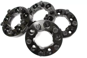 Terrafirma Wheel Spacers, Black Alloy 30MM, Set Of 4, For Land Rover Discovery I, Defender 90, And Range Rover Classic (See Fitment Years)