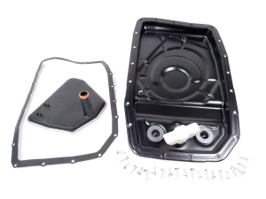 Transmission Filter Service Kit: Conversion Upgrade With Replacement Filter, Pan (Easier Installation Process) For Land Rover LR3, LR4, Range Rover Full Size And Range Rover Sport