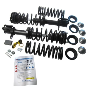 Standard Profile Air Suspension To Coil Spring Conversion Kit For Range Rover Full Size L322, 2003 - 2009, Includes EAS Reflash Management Software, Front And Rear Coil Springs, And New Front Struts (Reuses Rear Stock OEM Struts)
