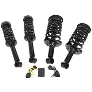 Terrafirma Standard Profile Air Suspension To Coil Spring Conversion Kit For Land Rover LR3 And LR4, 2005 - 2013, With Replacement Struts, Springs And EAS Reflash Management Software