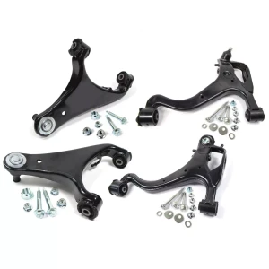 Front Suspension Upper And Lower Control Arm Kit, Includes Control Arms And Mounting Hardware, For Land Rover LR3, 2005 - 2009