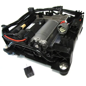 Electronic Air Suspension Compressor LR041777 (EAS), Original Equipment By AMK, For Range Rover Full Size L322, 2006 - 2012 (See Details On Programming)