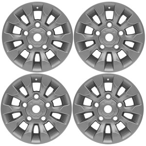 Sawtooth Style Alloy Wheels 16 X 7 Inch LR025862, Set Of 4, Silver, For Land Rover Discovery I, Defender 90, And Range Rover Classic (See Fitment Years)