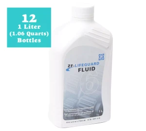 ZF Lifeguard 6 Transmission Fluid LRN13754 Or TYK500050, Original Equipment, 12-One Liter / 1.06 Quart Bottles, Fully Synthetic, For Land Rovers And Range Rovers