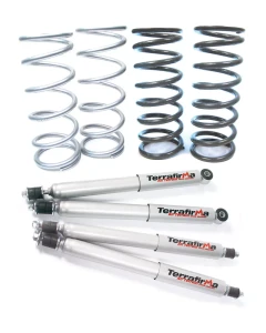 Terrafirma Shock And Spring Suspension Kit, Medium Load All-Terrain For Land Rover Defender 110, 1993