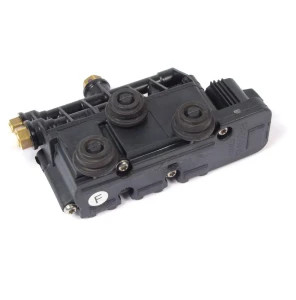 EAS Air Suspension Valve Block RVH000095, Front Axle, Original Equipment, For Land Rover LR3, LR4, And Range Rover Sport, 2005 - 2013
