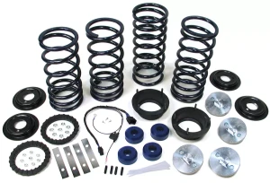 Standard Profile Air Suspension To Coil Spring Conversion Kit With EAS Override Harness For Range Rover P38