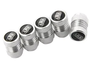 Anodized Aluminum Tire Valve Caps By ARB, Set Of 5