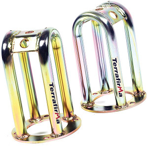 Terrafirma Front Shock Tower Turrets TF504, Heavy Duty Pair, For Land Rover Discovery I, Defender 90 And 110, And Range Rover Classic (See Fitment Years)