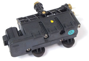 EAS Air Suspension Valve Block RVH000055, Rear Axle, Original Equipment, For Land Rover LR3, LR4, And Range Rover Sport (See Fitment Years)