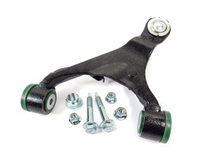 Left Hand Front Upper Control Arm RBJ500850 Or LR051618 With Upgraded Polyurethane Bushings And Bolt Kit For Range Rover Sport, 2006 - 2009