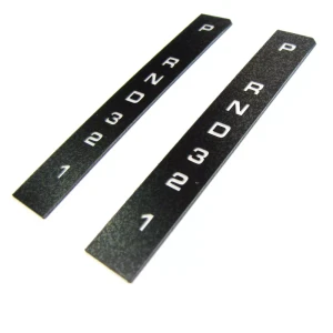 Automatic Transmission Shifter Gear Indicator Labels For Bezel Unit BTR1955 On Range Rover Classic, 1987 - 1994