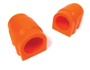 Rear Sway Bar Polyurethane Bushings By Polybush, Pair, Orange Standard Firmness, For Range Rover Sport, 2006 - 2013, With Roll Stability