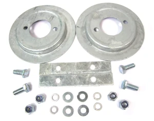 Rear Suspension Galvanized Spring Seat And Fitting Kit, For Land Rover Discovery I, Defender 90, And Range Rover Classic