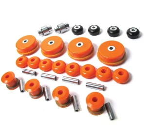 Polybush Polyurethane Suspension Bushing Kit, Orange Dynamic Semi-Firm, For Range Rover Sport And Discovery 5 (See Fitment Years)