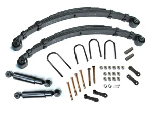 Front Leaf Spring And Shock Absorber Suspension Kit For Land Rover Series 2, 2A, And 3, 88 And 109-Inch Vehicles
